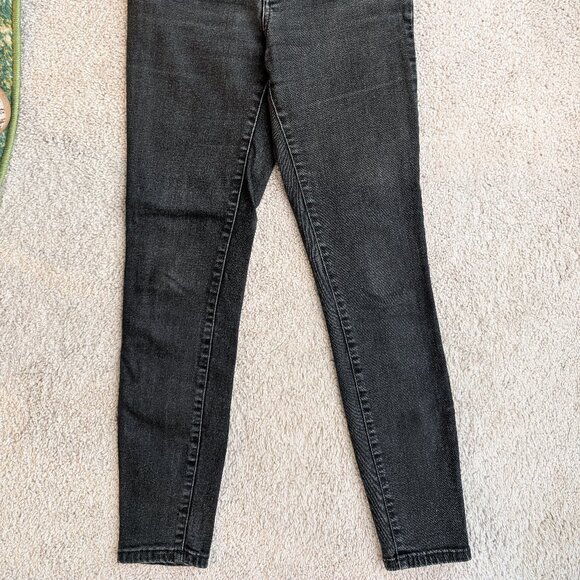 Everlane High Rise Skinny Washed Black Jeans size 27 - Picture 10 of 12